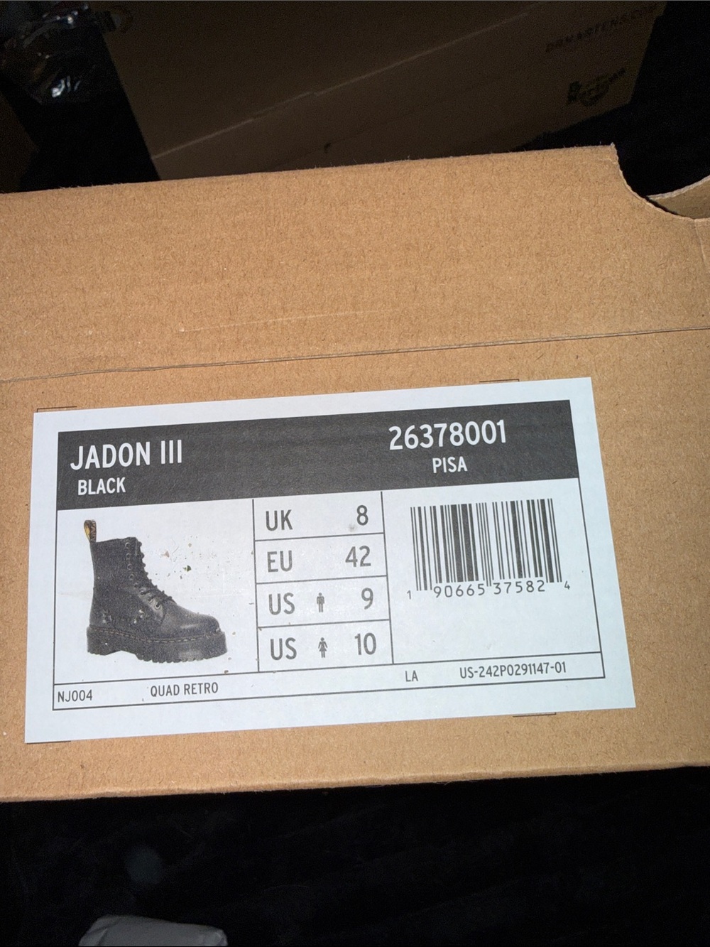 Dr. Martens Jadon III Pisa Boots NWT - Picture 5 of 5
